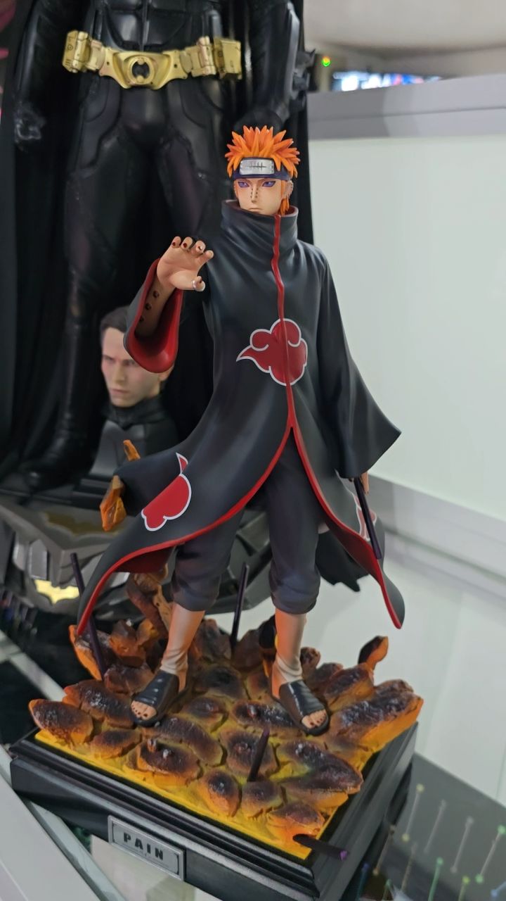 Detailed resin anime figure on display